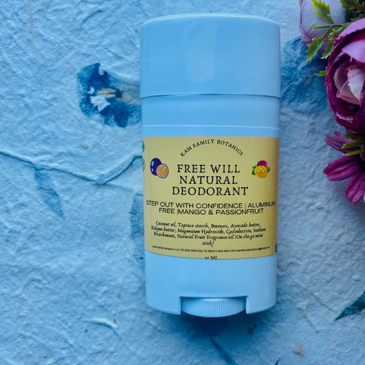 Free Will All Natural Deodorant Mango Passion Fruit Full size