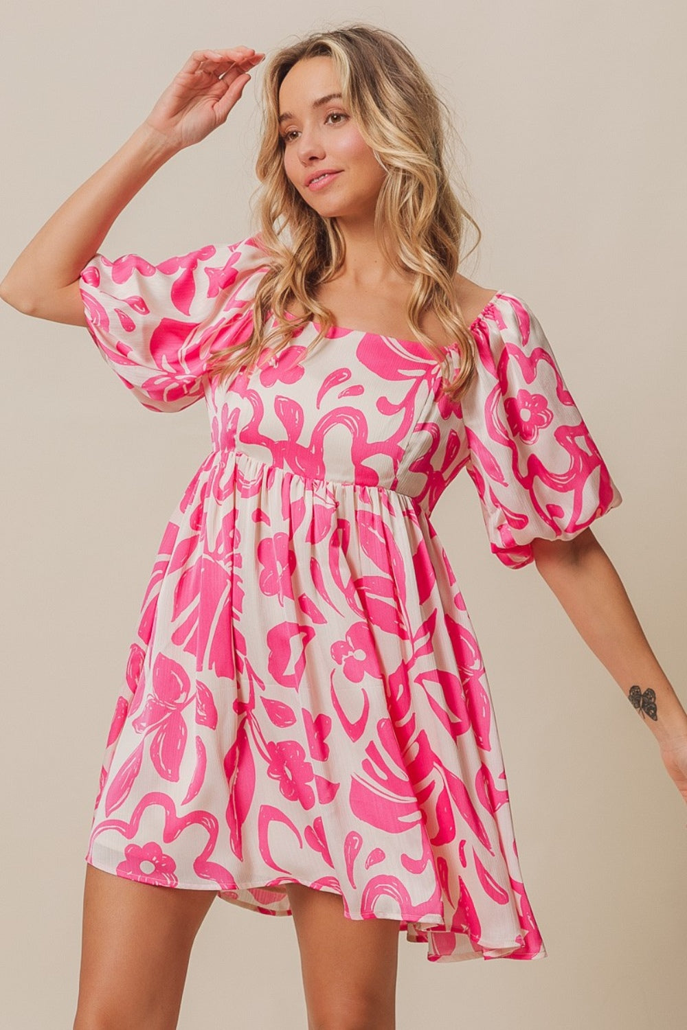 Living Life Fully Floral Dress