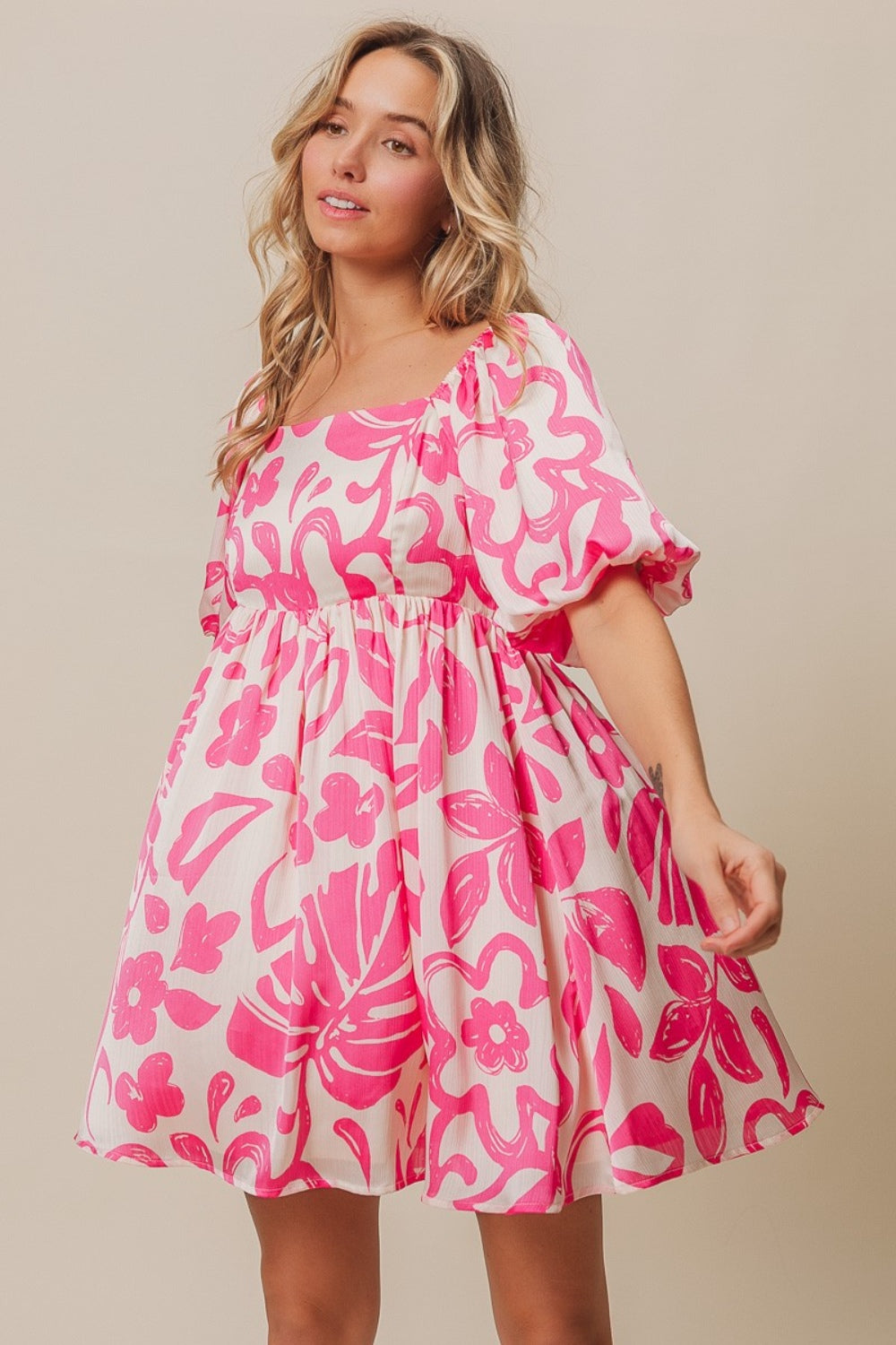 Living Life Fully Floral Dress